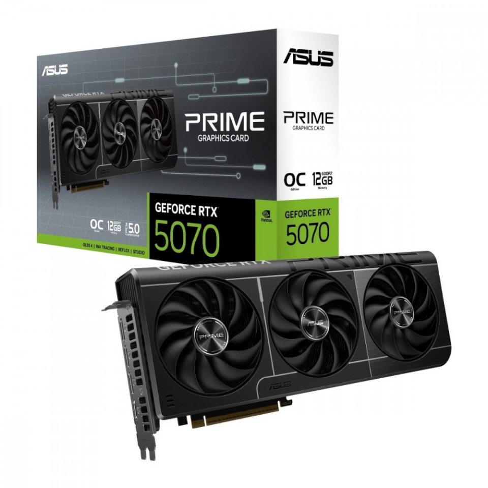 ASUS videokaart GeForce RTX 5070 OC PRIME-RTX5070-O12G