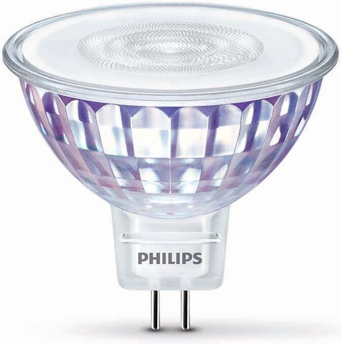 Philips lambipirn Warm Glow LED MR16 Spot Lamp, 12V, GU5,3, 2200-2700K, 345 lm