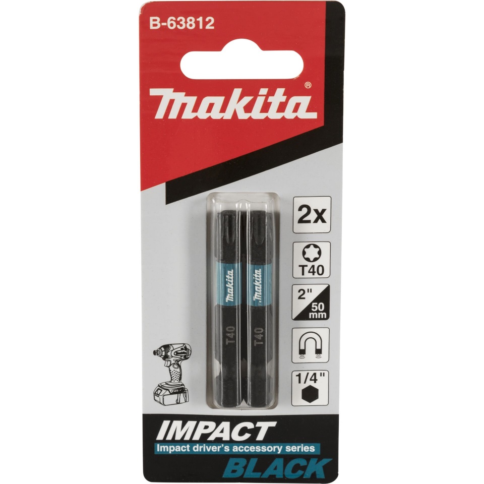 Makita kruvikeerajate komplekt B-63812 Bit T40x50mm 2-osaline