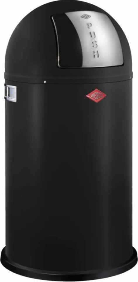 Wesco prügikast Pushboy, 50L, must 