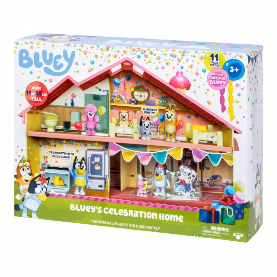 Tm Toys mängufiguur Set z figurką Bluey Dom Rodzinny Celebration