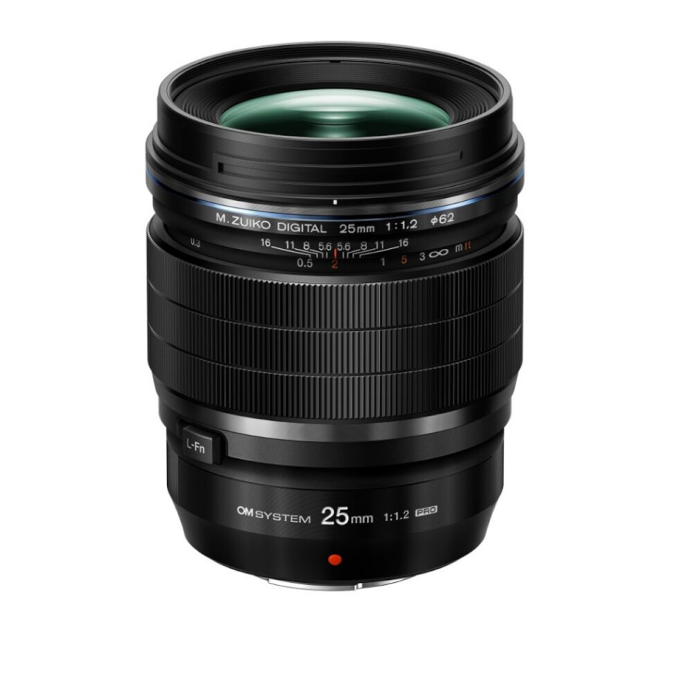 OM SYSTEM M.Zuiko ED 1.2/25 mm PRO must objektiiv