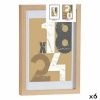 Gift Decor pildiraam 24 x 2,5 x 32,5 cm naturaalne Klaas Puit MDF (6 Ühikut)
