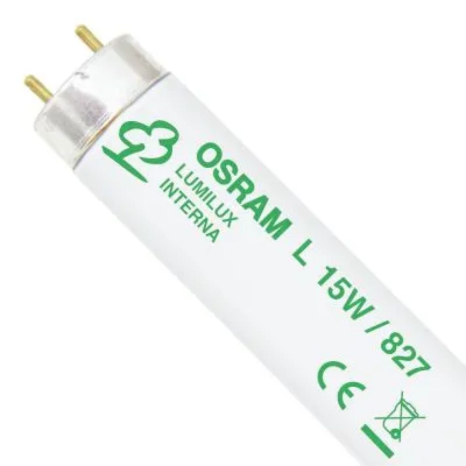 Osram luminofoortoru Fluorescent Tube L T8 15W/827 G13 45cm