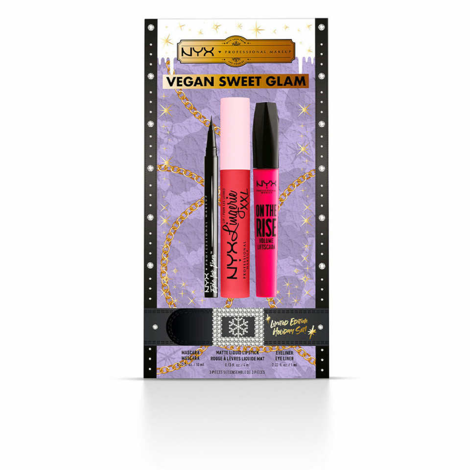 NYX meigikomplekt Vegan Sweet Glam Limiteeritud väljaanne 3-osaline