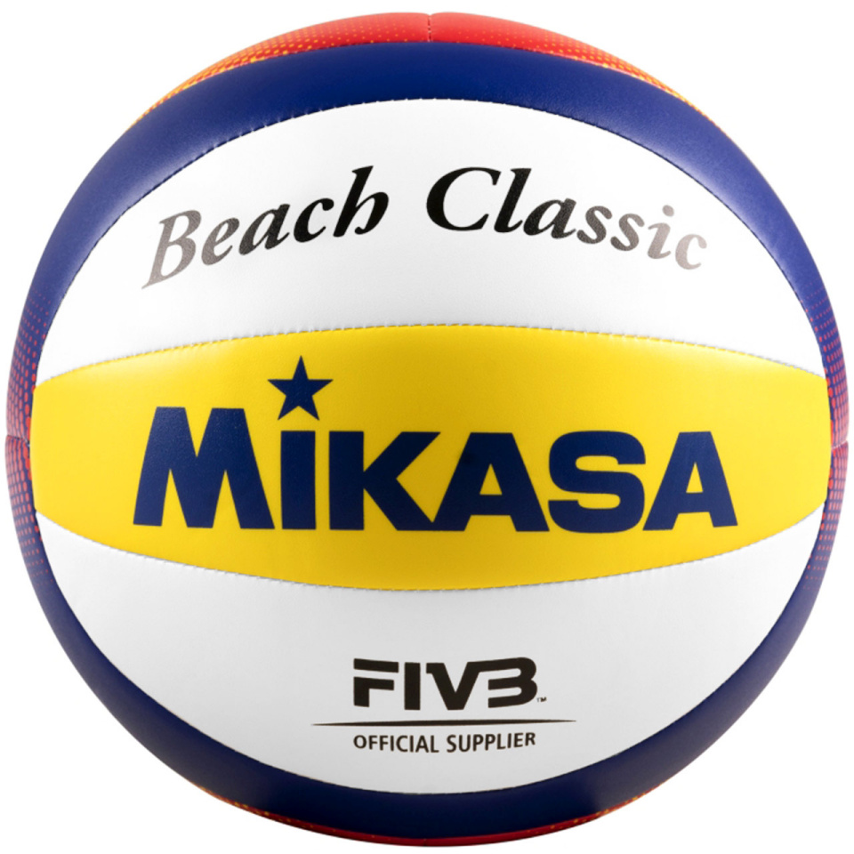 Mikasa rannavõrkpall Beach Classic valge-kollane-sinine BV552C-WYBR 5
