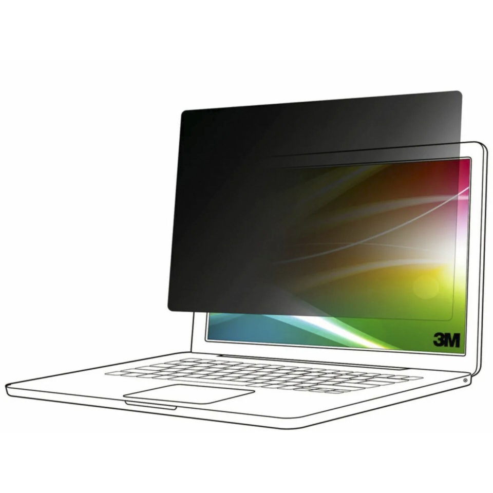3M kaitsekile BP141W1B Privacy Filter 16:10 14,1 Bright Screen for Laptop