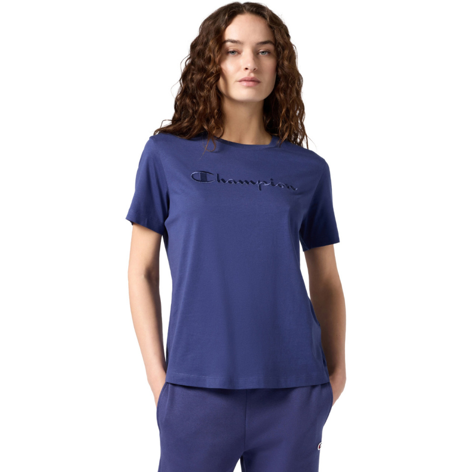 Champion T-särk naistele SS Tee sinine 118382 BS200 suurus XL