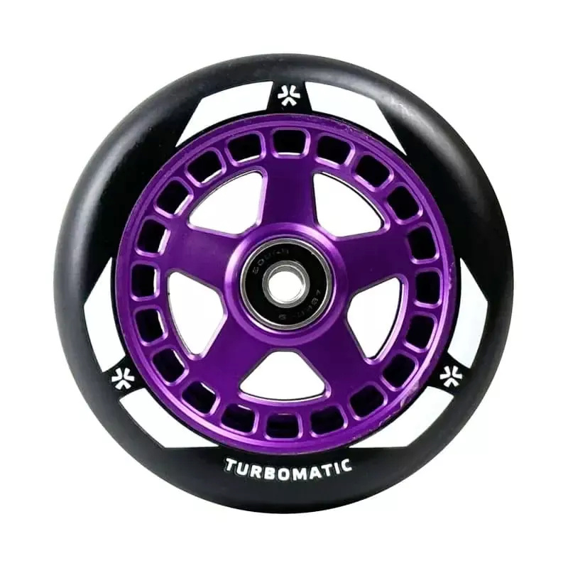 Union Ratas tõukerattale Turbomatic V2 Pro Scooter Wheel 110mm Purple/Black