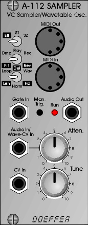 Doepfer A-112 proovivõtja/laineplaadi moodul Euroracki moodul