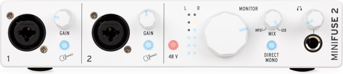 Arturia Minifuse 2 helikaart USB-C jaoks, valge