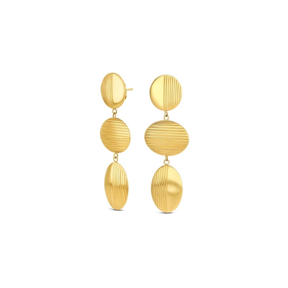 One Jewels naiste kõrvarõngad OJPLE01G kuldne