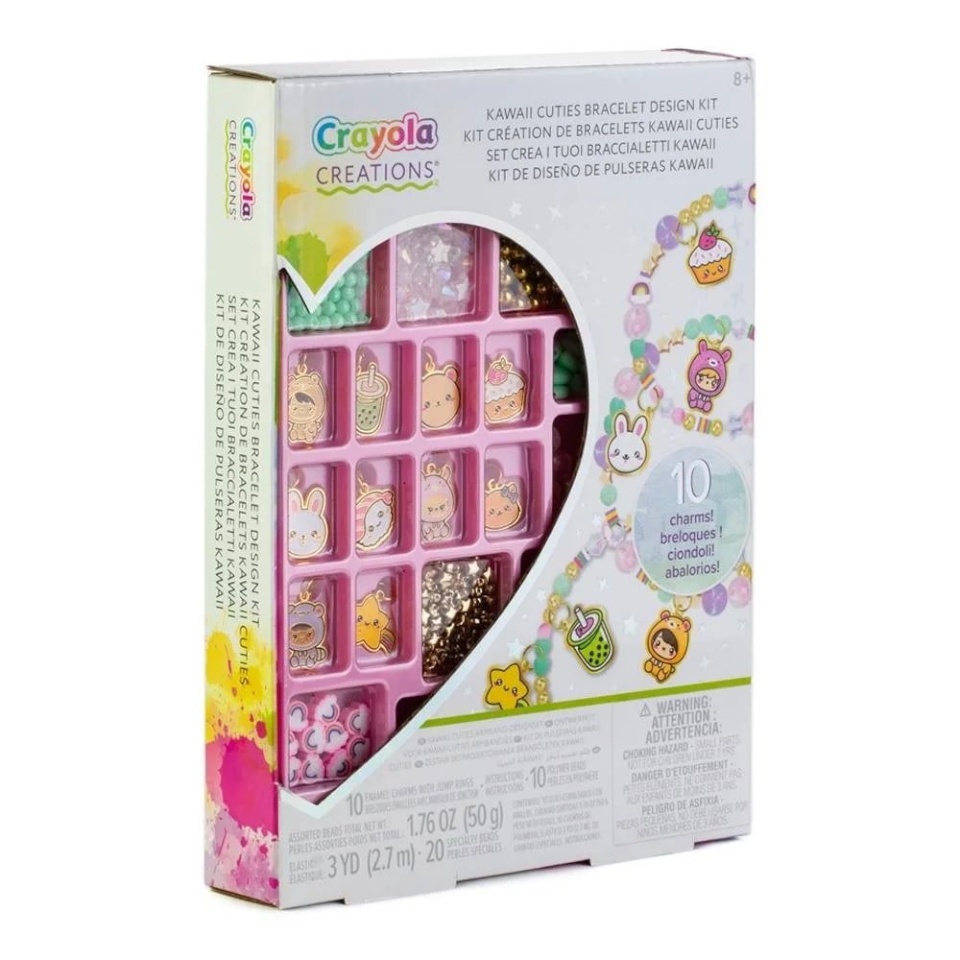 Crayola CRAYOLA loov käevõrude valmistamise komplekt Creations Kawaii, 04-2970