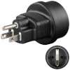 Goobay reisiadapter Reisiadapter Euroopast USA-sse/Jaapanisse, must