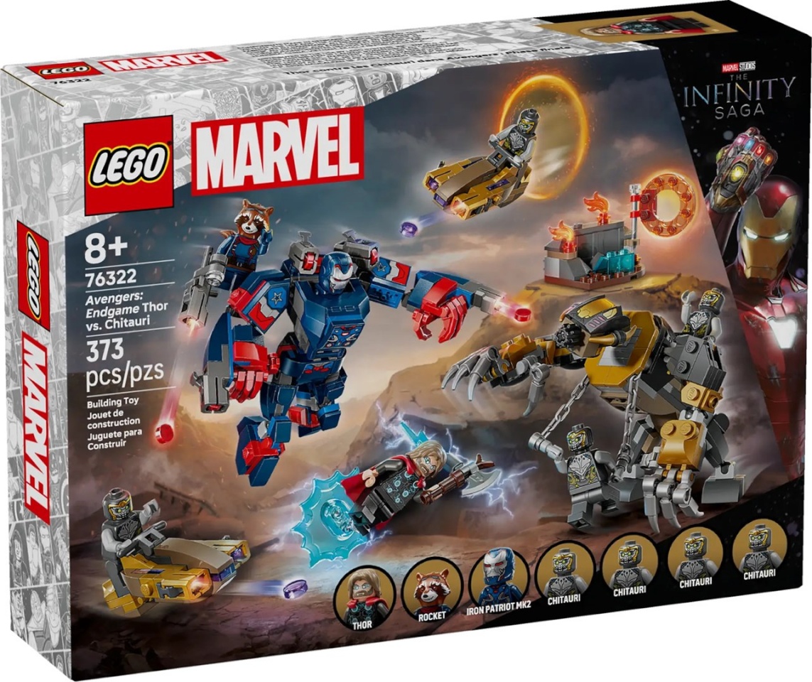 Lego klotsid MARVEL 76322 Avengers: Endgame - Thor vs. Chitauri