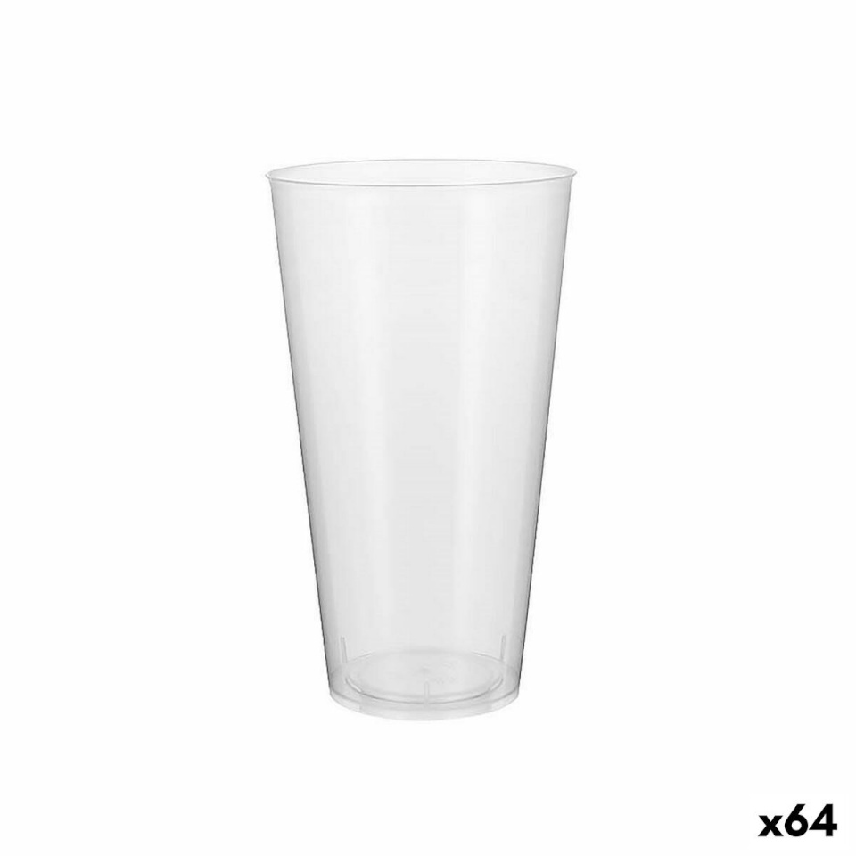 Algon Korduvkasutatavate prillide komplekt Plastmass läbipaistev 4tk 450ml (64tk)
