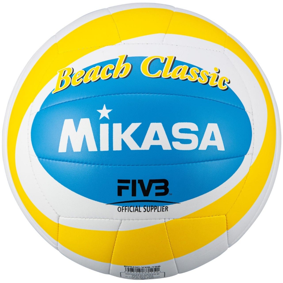 Mikasa rannavõrkpall Beach Classic valge-kollane-sinine BV543C-VXB-YSB 5