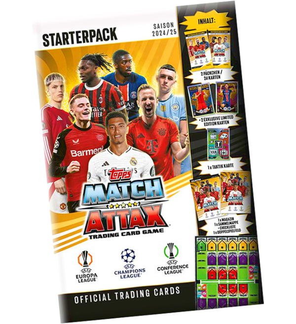 Topps jalkakaardid Match Attax 2024/25 - Starter Pack