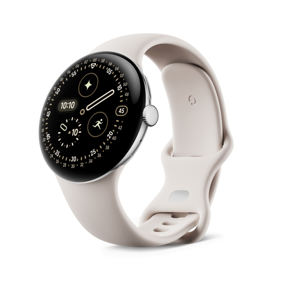 Google nutikell Pixel Watch 4 45mm LTE Silver/Porcelain