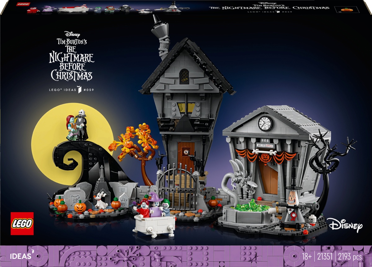 LEGO klotsid Ideas 21351 Tim Burtons Disney Film Nightmare Before Christmas