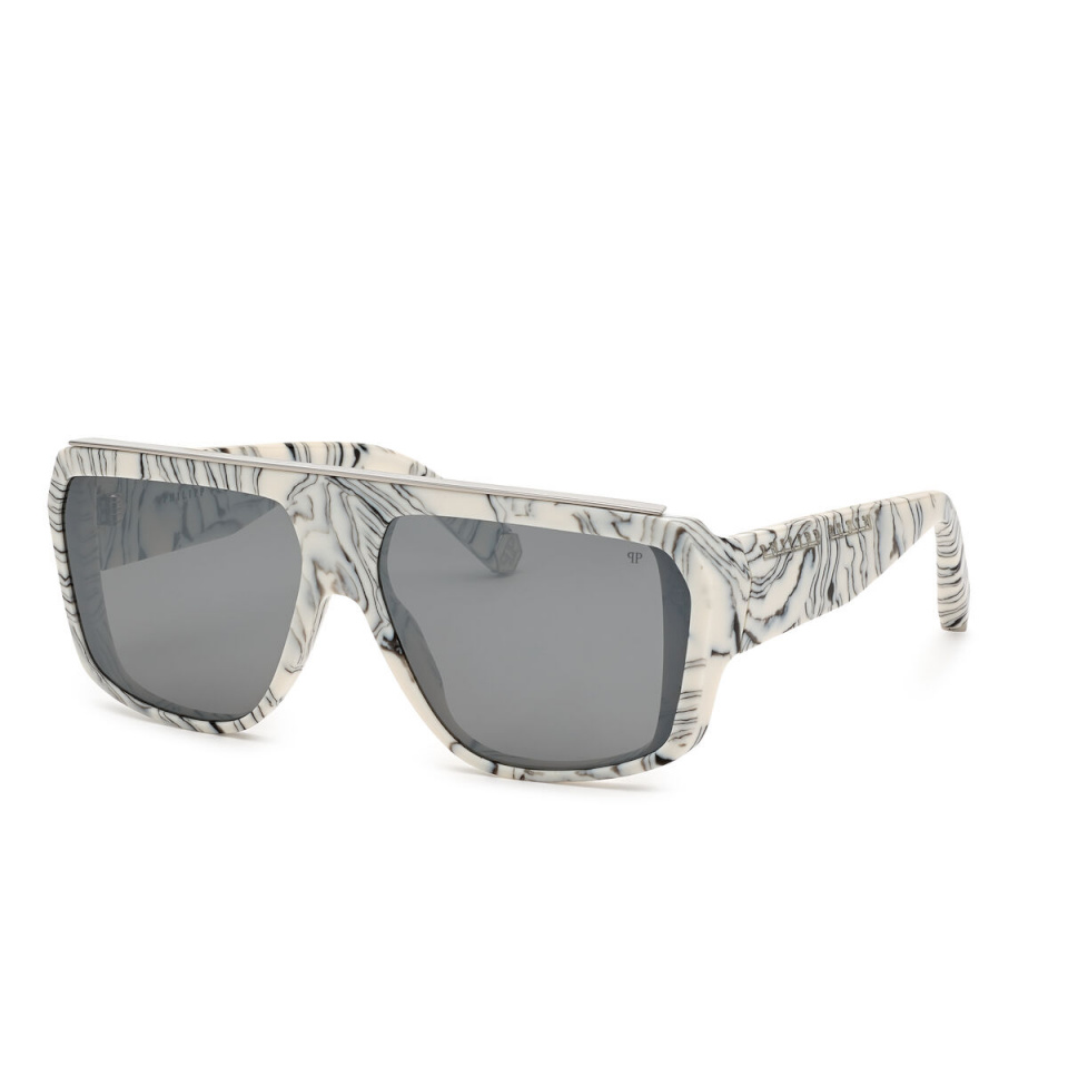 Philipp Plein meeste päikeseprillid SPP074-649YLX-22G Ø 64mm