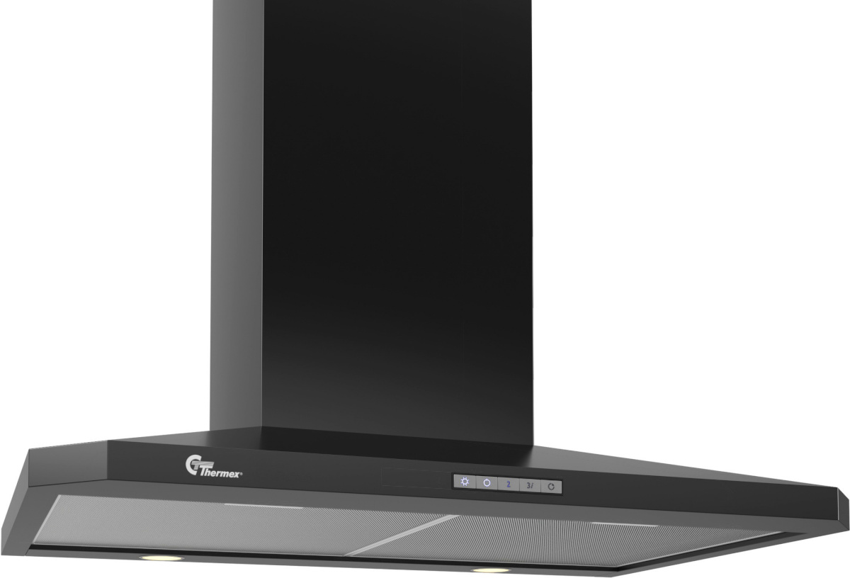 Thermex seinale paigaldatav õhupuhasti Decor 787, must, 70 cm