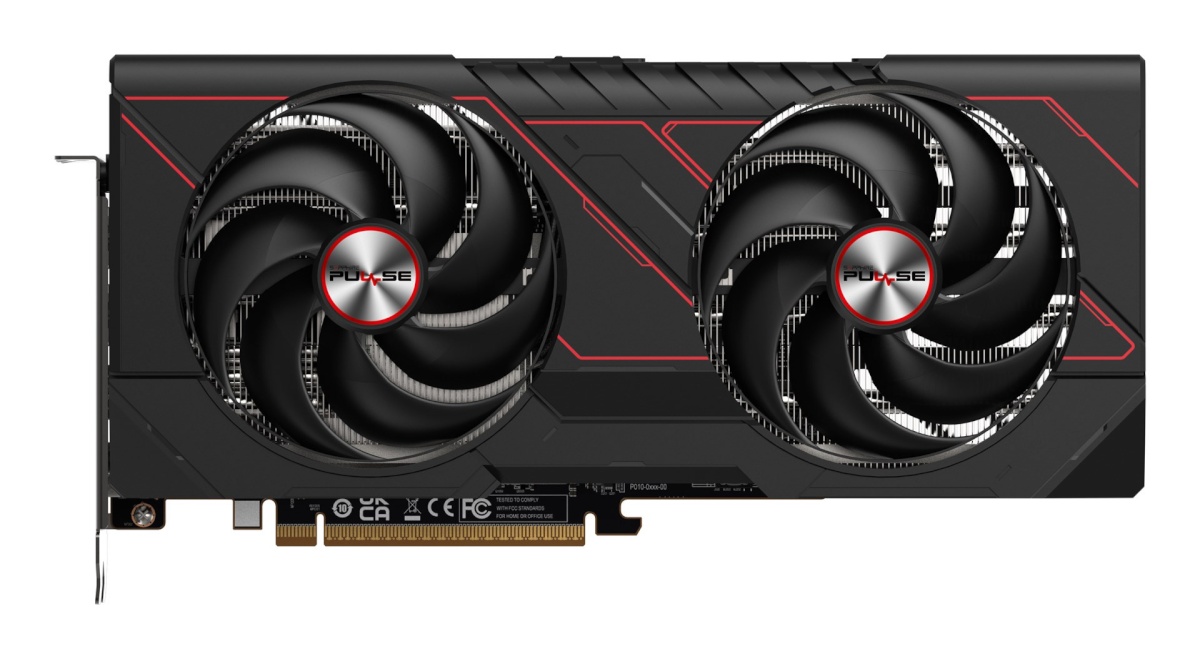 Sapphire videokaart Radeon RX9070 Pulse OC 16GBGDDR6 2xHDMI 2xDP