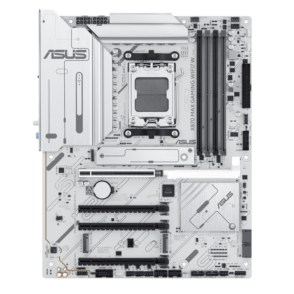 Asus emaplaat X870 MAX GAMING WIFI7 W (AMD,AM5,DDR5,ATX)