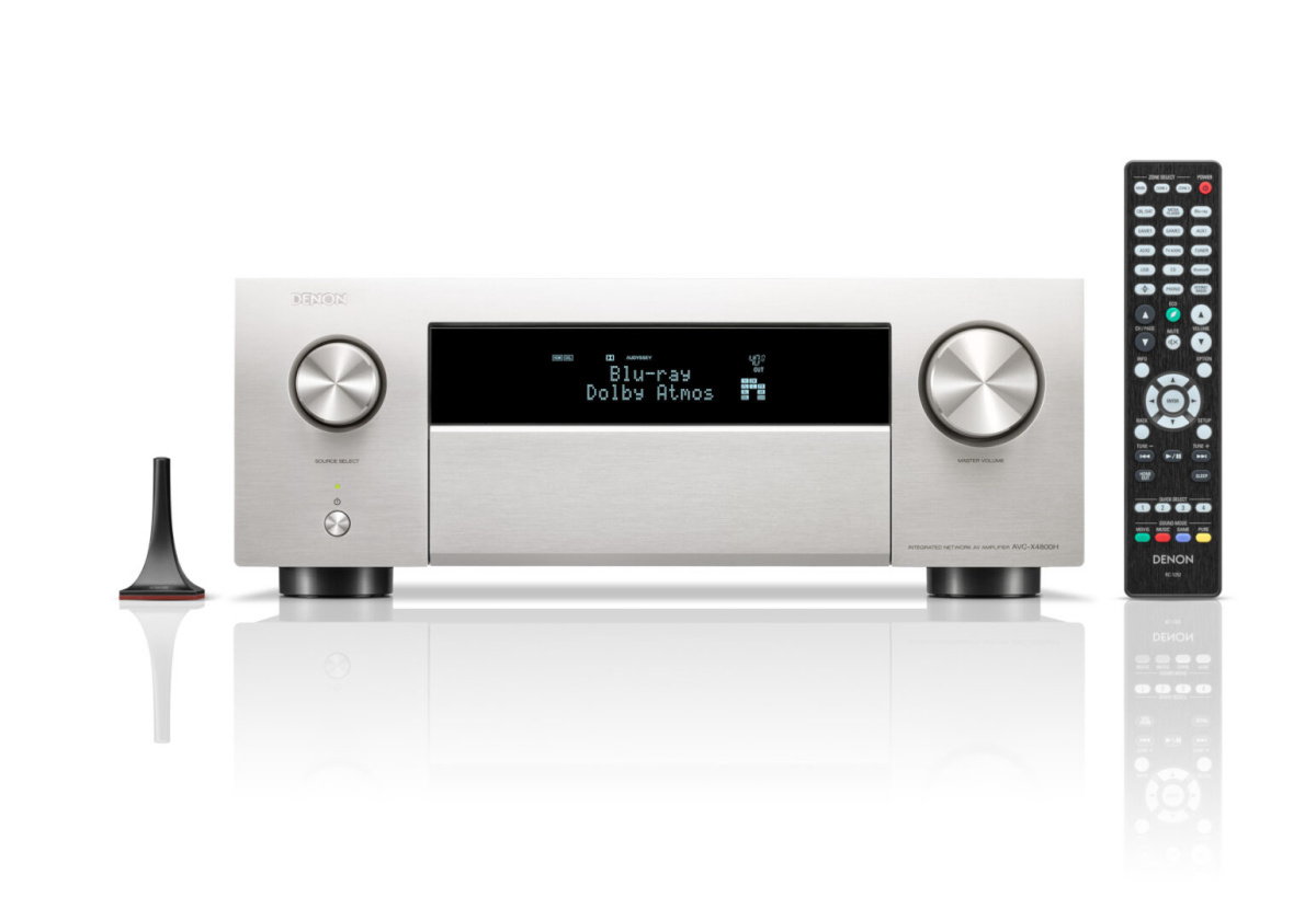 Denon kodukino võimendi AVC-X4800H, 9.4 kanalit, hõbe