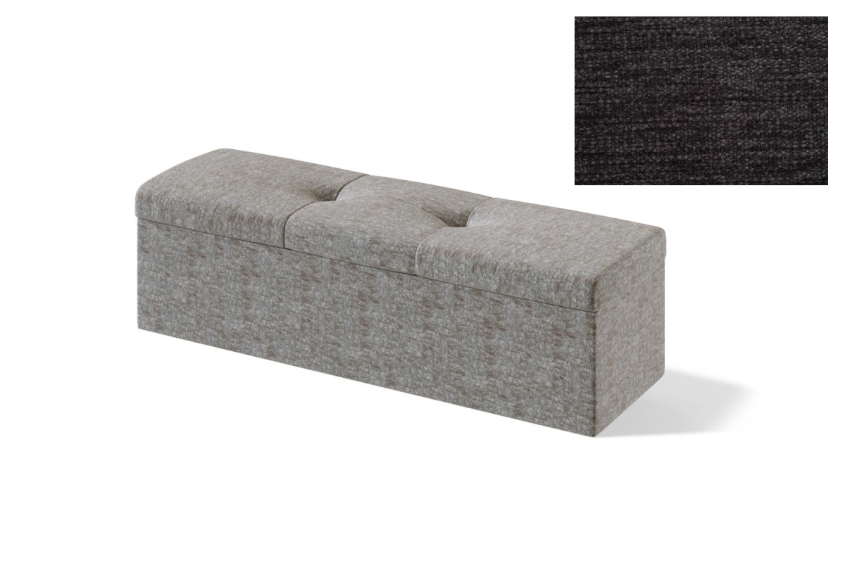 Sleepwell jalutsikast kontinentaalvoodile RED/BLACK ULVASEN, 120x47x50cm, VERANO tumehall