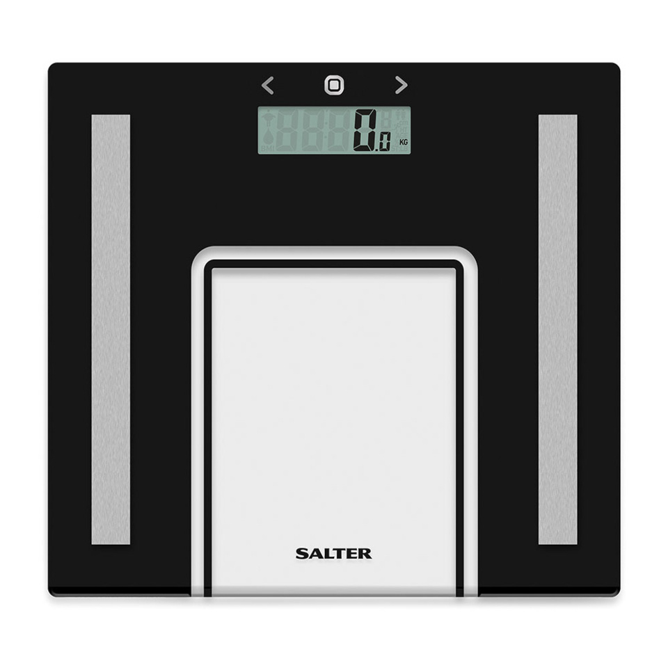 Salter vannitoakaal 9128 BK3R Electronic Body Analyser Scale, must