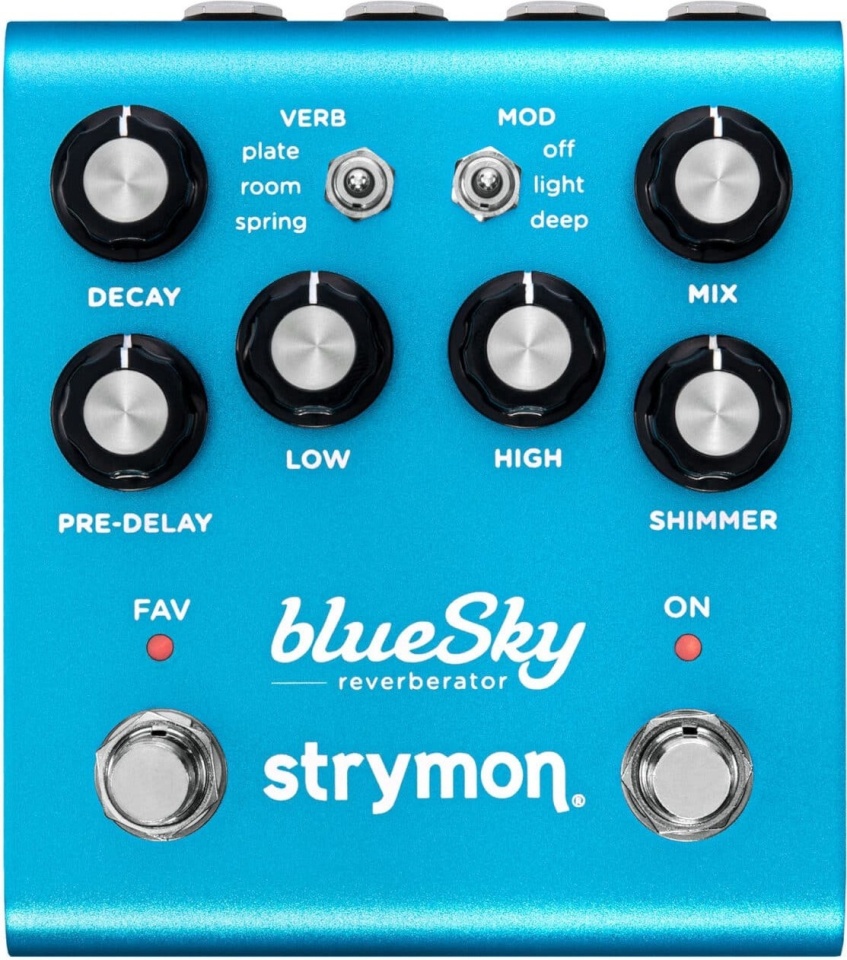 Strymoni kitarripedaal blueSky V2 reverb pedaal