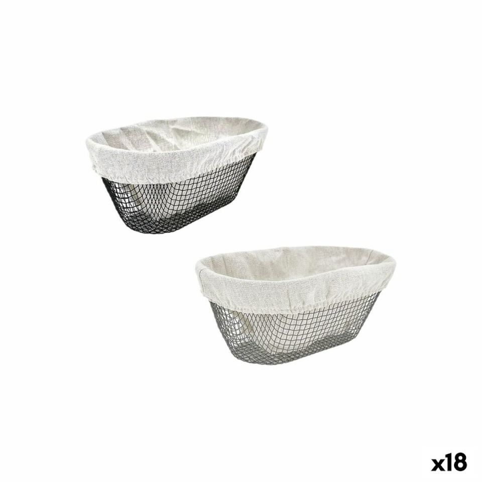 BGB Gourmet leivakorv Metall ovaalne 25x13x10cm (18 Ühikut)