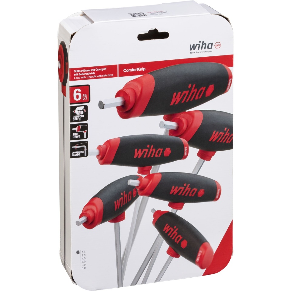 Wiha L-key with cross-handle Set ComfortGrip