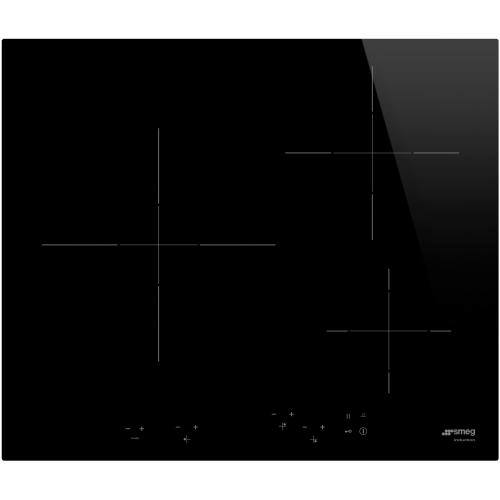 SMEG pliidiplaat SEI5633D 3 x induktsioon, 60cm, must, lõigatud serv
