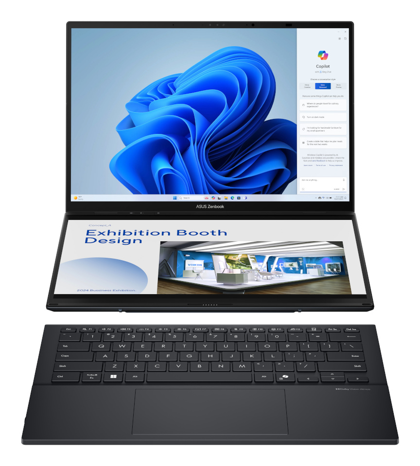 ASUS sülearvuti Zenbook Duo 14" U9-285H 32GB RAM 2TB SSD UX8406CA-PZ068X , Win 11 Pro