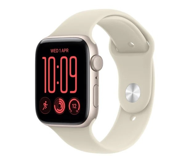Apple nutikell Watch SE 3 GPS 40mm Aluminium Case in Starlight, Starlight Sport Band - M/L