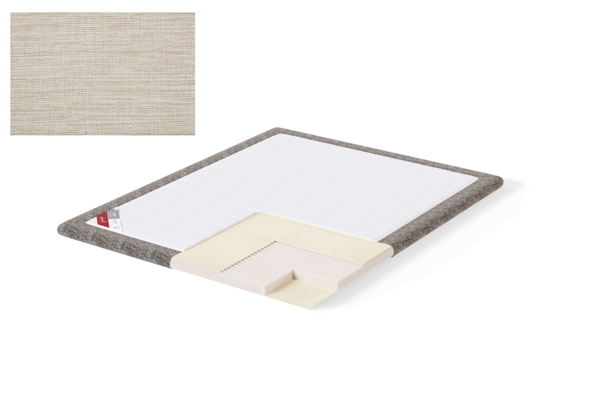 Sleepwell kattemadrats TOP LATEX LUX, 140x200x6cm, MANGO helebeež, mööblikangast servaga