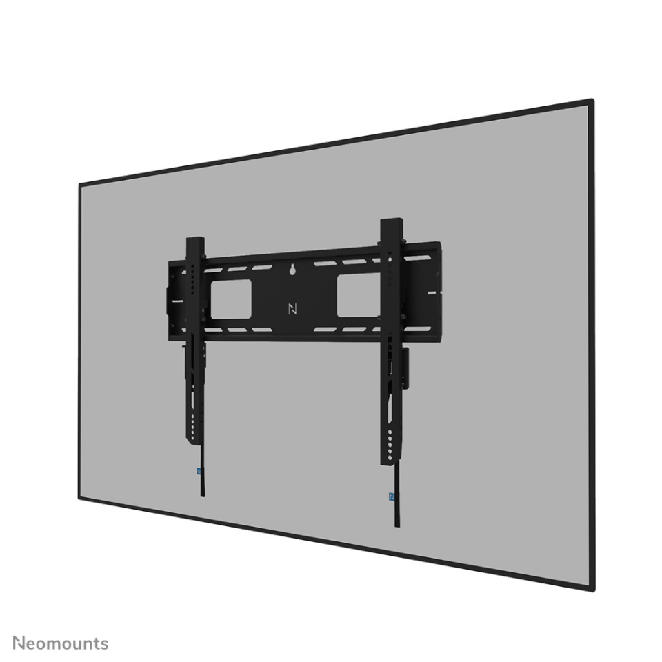 NeoMounts LEVEL-750 WL30-750BL16 Fixed heavy duty seinakinnitus Wall Mount - 42-86" screen - max 125 kg - VESA 100x100-600x400 - d 4,2 cm - level adjustme |