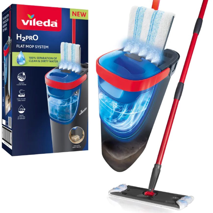Vileda põrandamopp H2prO flat mop