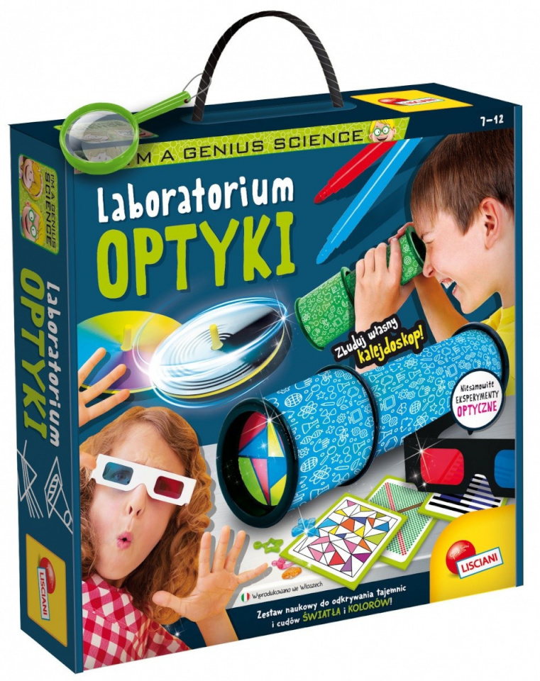 Lisciani Set scientific Im a Genius laboratory optyki