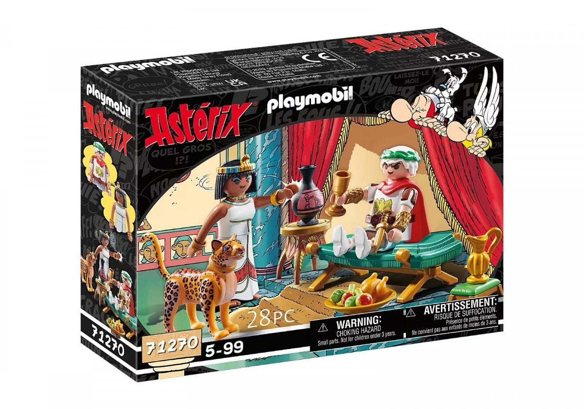 Playmobil klotsid Asterix Caesar & Cleopatra with Leopard 71270