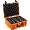 B&W kohver Outdoor Case Type 6000 oranž + divider system