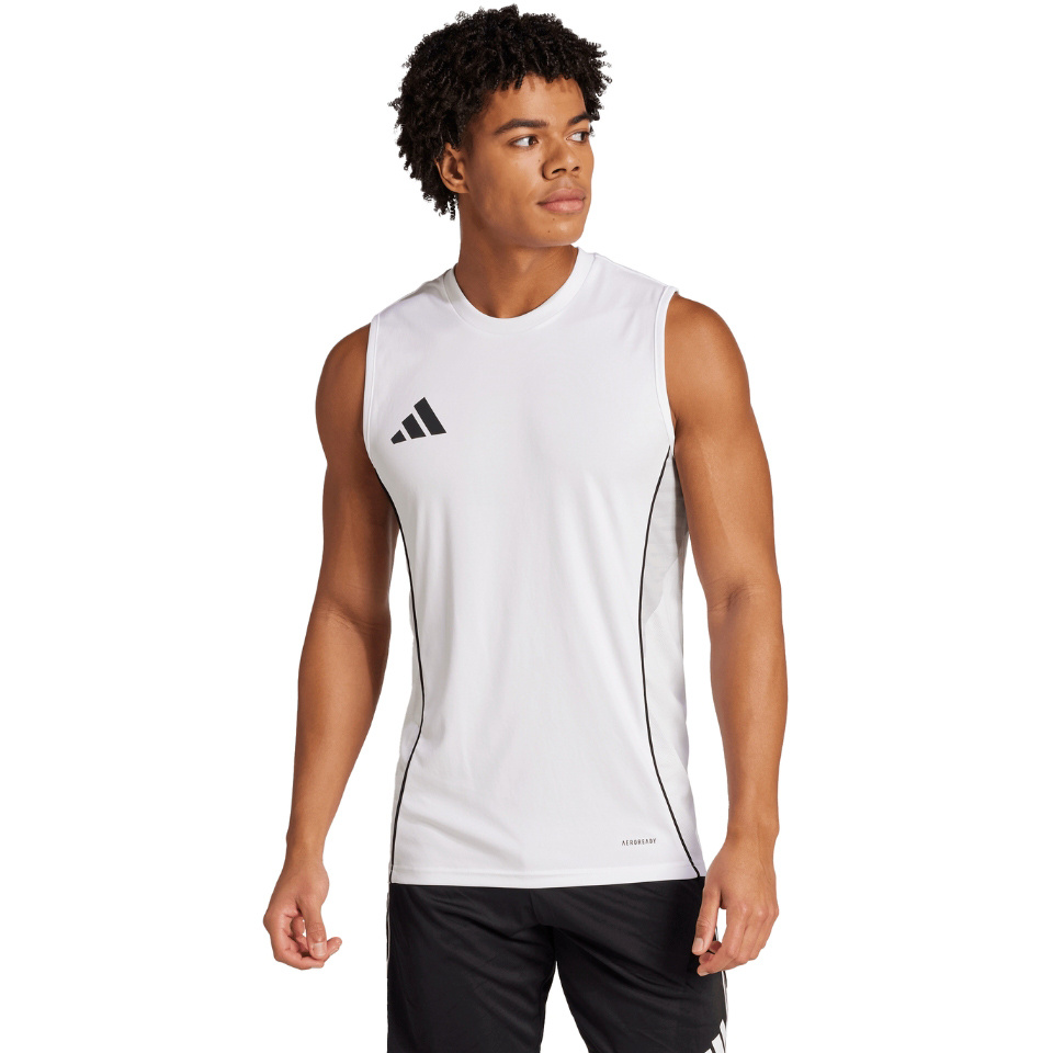 Adidas Teamwear T-särk meestele Tiro 25 Competition Sleeveless Jersey valge JJ1522 suurus S