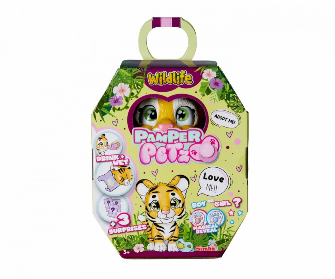 Simba mängufiguur Pamper Petz Little Tiger