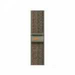 Apple kellarihm Watch 41mm Sequoia/Orange Nike Sport Loop, roheline/oranž