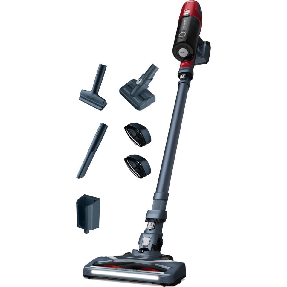 Rowenta varstolmuimeja RH6878WO X-PERT 6.60 ANIMAL Stick Vacuum Cleaner, must/punane