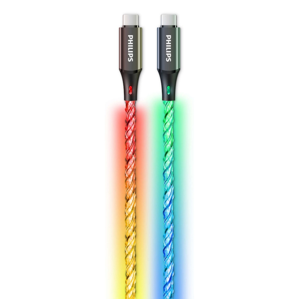 Philips laadimiskaabel USB-C to USB-C Party cable 1m