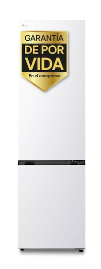 LG GBBS322CSW külmik, C, Free-standing, Combi, Height 2.03 m, Net fridge 262 L, Net freezer 113 L, valge