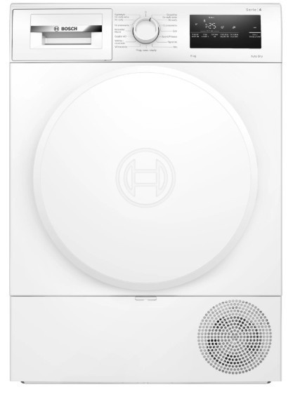 Bosch kuivati WTH83277PL Serie 4 Heat Pump Dryer, 8kg, valge
